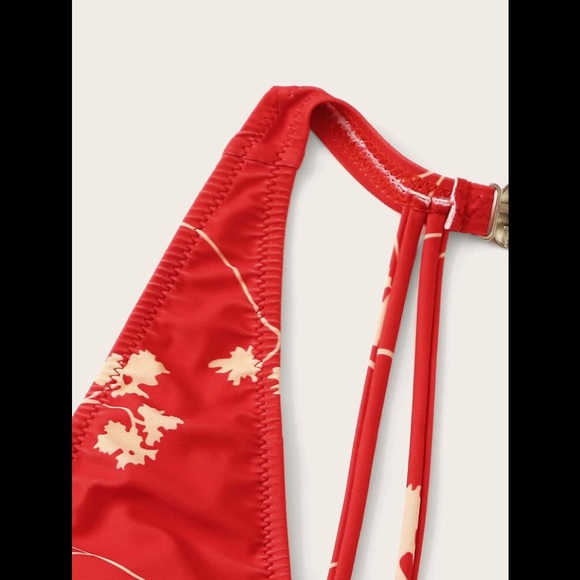 Flower Print Banyans One Piece Swimsuit - Picture 5 of 7